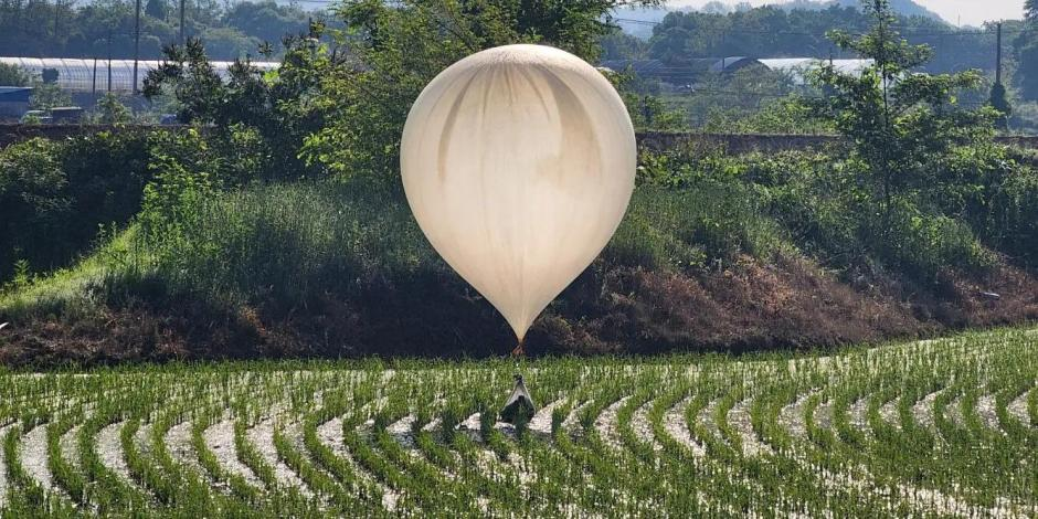 Corea del Norte ataca de nuevo Seúl… le lanza globos con basura y suciedad