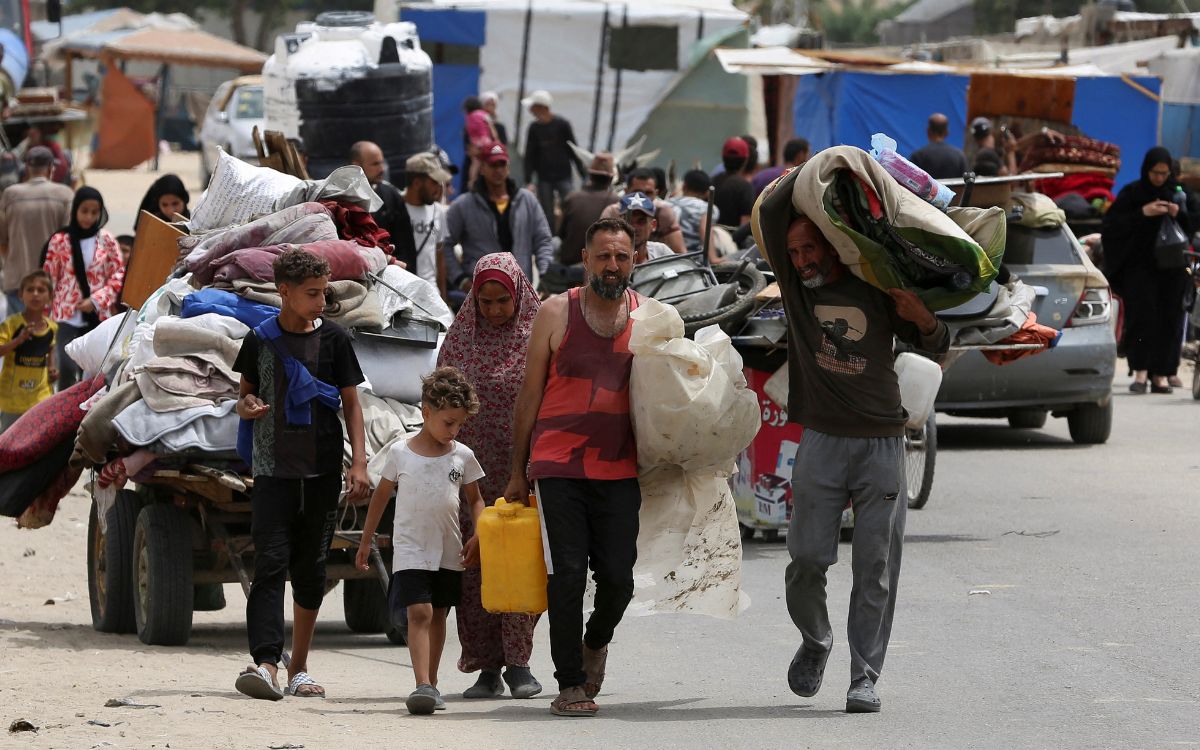 Más de un millón de personas han huido de Rafah por el asalto del Ejército israelí
