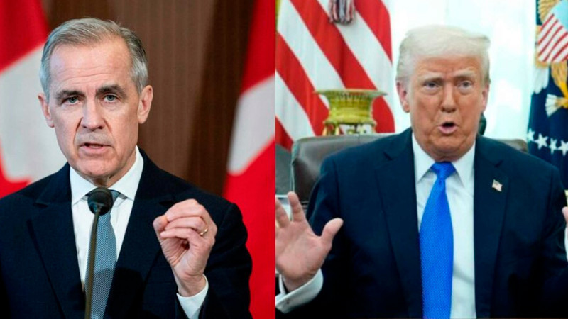 Amenaza Donald Trump con imponer un arancel del 50% a cualquier aeronave canadiense que se venda en EU